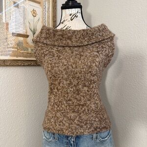 Vintage Y2K Forever 21 Foldover Off Shoulder Sleeveless Top Women’s Size Small